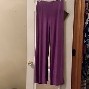 IMAN pull on wide leg slacks